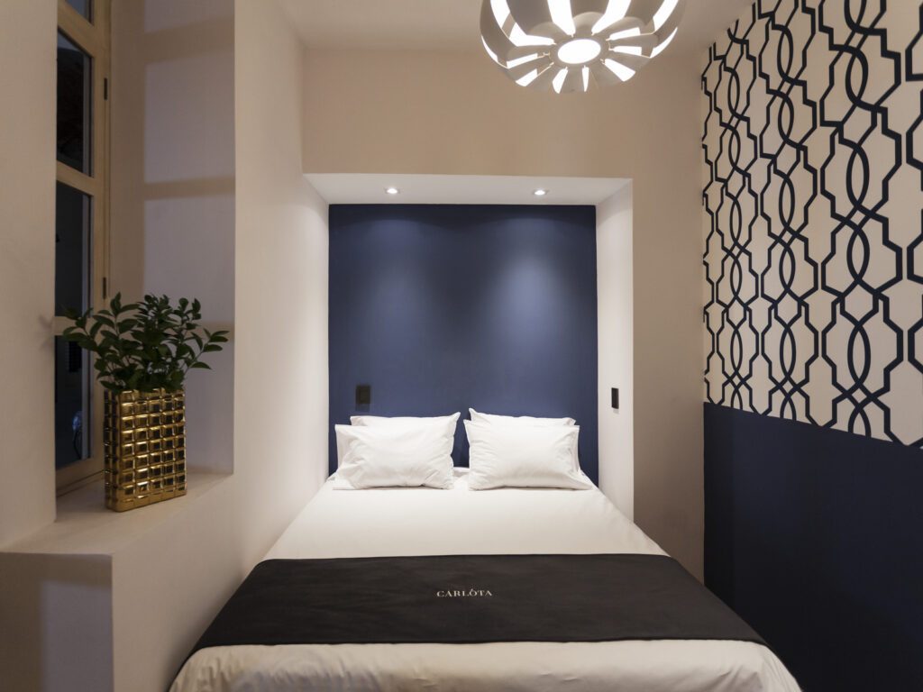 Carlota Hotel, habitaciones