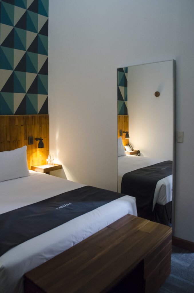 Carlota Hotel, habitaciones.
