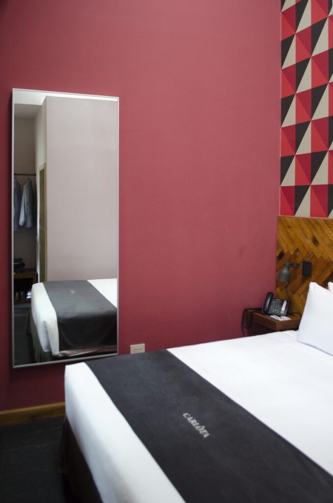 Carlota Hotel, habitaciones.